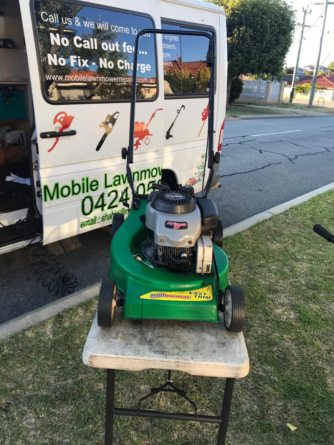 Equipment we repair Mobile Lawnmower Repairs Perth, WA